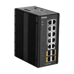 D-Link DIS‑300G‑14PSW Géré L2 Gigabit Ethernet (10/100/1000) Connexion Ethernet, supportant l'alimentation via ce port (PoE) Noir