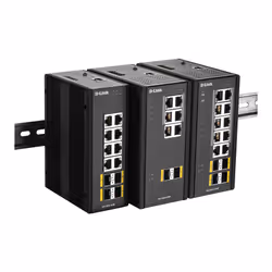D-Link DIS‑300G‑14PSW Géré L2 Gigabit Ethernet (10/100/1000) Connexion Ethernet, supportant l'alimentation via ce port (PoE) Noir