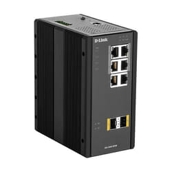 D-Link DIS‑300G‑8PSW Géré L2 Gigabit Ethernet (10/100/1000) Connexion Ethernet, supportant l'alimentation via ce port (PoE) Noir