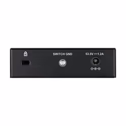 D-Link DGS-1005P/E commutateur réseau Non-géré Gigabit Ethernet (10/100/1000) Connexion Ethernet, supportant l'alimentation via ce port (PoE) Noir