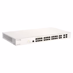 D-Link DBS-2000-28P commutateur réseau Géré L2 Gigabit Ethernet (10/100/1000) Connexion Ethernet, supportant l'alimentation via ce port (PoE) Gris
