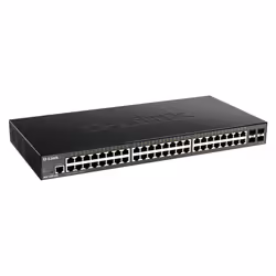 D-Link DGS-1250-52X commutateur réseau Géré L3 Gigabit Ethernet (10/100/1000) Noir