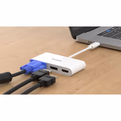 D-Link DUB-V310 station d'accueil Avec fil USB 3.2 Gen 1 (3.1 Gen 1) Type-C Blanc - Vue supplémentaire 4