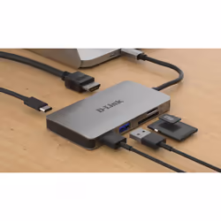 D-Link DUB-M610 station d'accueil Avec fil USB 3.2 Gen 1 (3.1 Gen 1) Type-C Aluminium, Noir - Vue supplémentaire 4