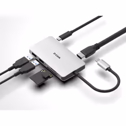 D-Link DUB-M610 station d'accueil Avec fil USB 3.2 Gen 1 (3.1 Gen 1) Type-C Aluminium, Noir - Vue supplémentaire 5