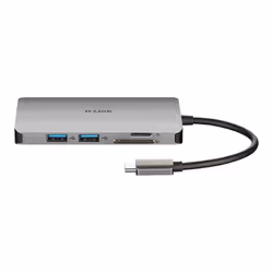 D-Link DUB-M810 station d'accueil Avec fil USB 3.2 Gen 1 (3.1 Gen 1) Type-C Argent