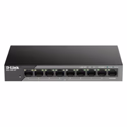 D-Link DSS-100E-9P, Non-géré, Fast Ethernet (10/100), Connexion Ethernet, supportant l'alimentation via ce port (PoE)