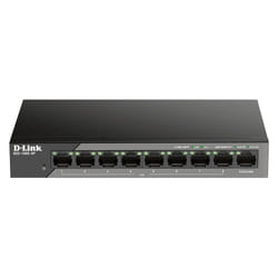 D-Link DSS-100E-9P commutateur réseau Non-géré Fast Ethernet (10/100) Connexion Ethernet, supportant l'alimentation via ce port (PoE) Noir