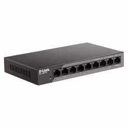 D-Link DSS-100E-9P commutateur réseau Non-géré Fast Ethernet (10/100) Connexion Ethernet, supportant l'alimentation via ce port (PoE) Noir