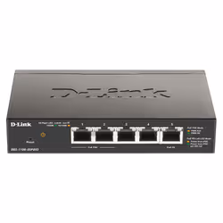 D-Link DGS-1100-05PDV2, Géré, Gigabit Ethernet (10/100/1000), Full duplex, Connexion Ethernet, supportant l'alimentation via  ...