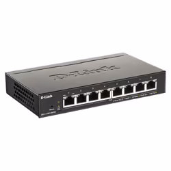 D-Link DGS-1100-08PV2 commutateur réseau Géré L2/L3 Gigabit Ethernet (10/100/1000) Connexion Ethernet, supportant l'alimentation via ce port (PoE) Noir