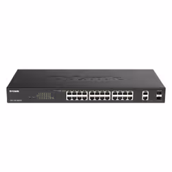 D-Link DGS-1100-26MPV2, Géré, L2, Gigabit Ethernet (10/100/1000), Full duplex, Connexion Ethernet, supportant l'alimentation  ...