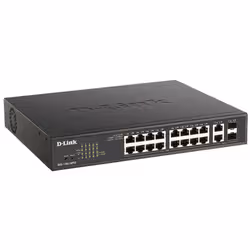 D-Link DGS-1100-18PV2 commutateur réseau Géré L2 Gigabit Ethernet (10/100/1000) Connexion Ethernet, supportant l'alimentation via ce port (PoE) 1U Noir - Vue supplémentaire 2