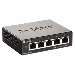 D-Link DGS-1100-05V2/E commutateur réseau Géré L2 Gigabit Ethernet (10/100/1000) Noir