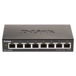 D-Link DGS-1100-08V2, Géré, L2, Gigabit Ethernet (10/100/1000)