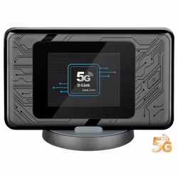 D-Link DWR-2101, Modem de réseau cellulaire, Noir, Portable, LCD, 6,1 cm (2.4"), Gigabit Ethernet