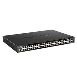 D-Link DGS-1520-52MP commutateur réseau Géré L3 Gigabit Ethernet (10/100/1000) Connexion Ethernet, supportant l'alimentation via ce port (PoE) 1U Noir