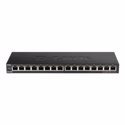 D-Link DGS-1016S Non-géré Gigabit Ethernet (10/100/1000) Noir