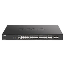 D-Link DGS-2000-28P commutateur réseau Géré L2/L3 Gigabit Ethernet (10/100/1000) Connexion Ethernet, supportant l'alimentation via ce port (PoE) 1U Noir