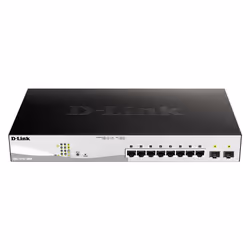 D-Link DGS-1210-10MP, Géré, L2, Gigabit Ethernet (10/100/1000), Full duplex, Connexion Ethernet, supportant l'alimentation vi ...