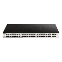 D-Link DGS-1210-52/ME Géré L2 Gigabit Ethernet (10/100/1000) 1U Noir