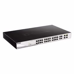 D-Link DGS-1210-24P, Géré, L2, Gigabit Ethernet (10/100/1000), Connexion Ethernet, supportant l'alimentation via ce port (PoE ...
