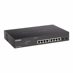 D-Link 10-Port PoE+Gigabit Smart Managed Switc, Géré, Gigabit Ethernet (10/100/1000), Grille de montage