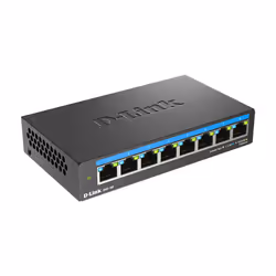 D-Link Switch non administrable 8 ports multi-Gigabit 2,5G, Non-géré, L2, 2.5G Ethernet (100/1000/2500)