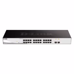 D-Link DGS-1210-26, Géré, L2, Gigabit Ethernet (10/100/1000), Grille de montage, 1U