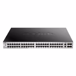 D-Link DGS-3130-54PS/E, Géré, L3, Gigabit Ethernet (10/100/1000), Connexion Ethernet, supportant l'alimentation via ce port ( ...