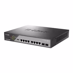D-Link DSS-200G-10MPP/B commutateur réseau Géré L2 Gigabit Ethernet (10/100/1000) Connexion Ethernet, supportant l'alimentation via ce port (PoE) 1U Gris - Vue supplémentaire 3