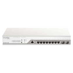 D-Link DBS-2000-10MP/E commutateur réseau Géré L2 Gigabit Ethernet (10/100/1000) Connexion Ethernet, supportant l'alimentation via ce port (PoE) Gris