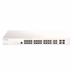 D-Link DBS-2000-28MP/E, Géré, L2, Gigabit Ethernet (10/100/1000), Connexion Ethernet, supportant l'alimentation via ce port ( ...