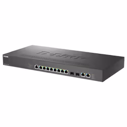D-Link DMS-1250-12TP/E commutateur réseau Géré 2.5G Ethernet (100/1000/2500) Connexion Ethernet, supportant l'alimentation via ce port (PoE) Noir
