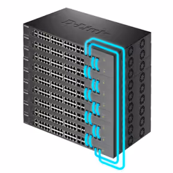 D-Link DXS-3410-32XY commutateur réseau Géré L3 Fast Ethernet (10/100) Noir - Vue supplémentaire 6