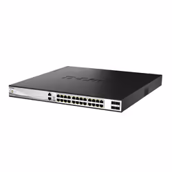 D-Link DXS-3130-28P Géré L3 10G Ethernet (100/1000/10000) Connexion Ethernet, supportant l'alimentation via ce port (PoE) Noir, Gris - Vue supplémentaire 3