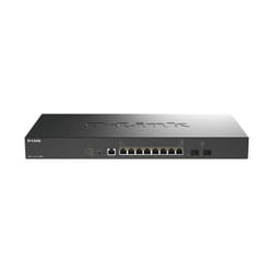 D-Link DXS-1210-10MP/E commutateur réseau Géré L2+ 10G Ethernet (100/1000/10000) Connexion Ethernet, supportant l'alimentation via ce port (PoE) Noir