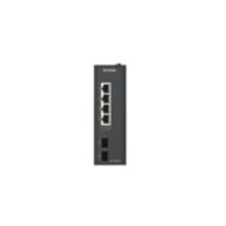 D-Link DIS-100G-06 commutateur réseau Non-géré L2 Gigabit Ethernet (10/100/1000) DIN rail Noir