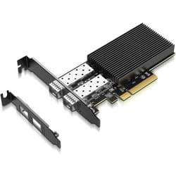 Carte réseau 10Gb avec contrôleur 82599ES X520-DA2GiGaPlus Adaptateur de carte réseau PCI-E 10GBDouble Ports LAN SFP+Compatibl