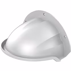 Casquette anti-pluie pour caméra dôme HIK VISION DS-1250ZJ en fibre composite blanche