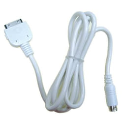 Boss Audio Systems iPod câble audio 1,2 m Apple 30-p Blanc