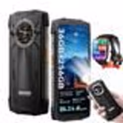 Blackview BV8200 Smartphone Incassable Double écran 6.5 256 Go 50MP 8800mAh Noir avec Smartwatch Blackview W60