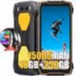 Blackview BV7300 Smartphone Robuste 6.67 256Go 50MP 15000mAh Orange avec Smartwatch Blackview W60