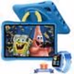 Tablette Tactile Enfants OSCAL Pad 60 Kids 10.1 RAM 12Go ROM 128Go-SD 512Go Android 15 5100 mAh WiFi 6 Avec Montre Z10 Bleu