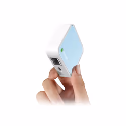 TP-Link TL-WR802N routeur sans fil Fast Ethernet Monobande (2,4 GHz) Bleu, Blanc - Vue supplémentaire 4