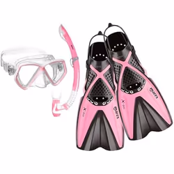 Masque et Tuba Snorkeling - Mares - X-One Pirate - Ergonomique - Palmes Confortables - Enfant
