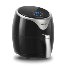 Ozeanos Technology OT-AF-35BS-DIGITAL friteuse Unique 3,5 L 1400 W Friteuse d’air chaud Noir, Argent