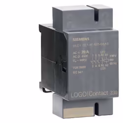 Siemens LOGO! Contact 230, Avec fil, Résistant, Moteur CA monophasé, Gris, Mur, Vis, Turquie