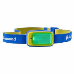 Black Diamond Wiz, Lampe frontale, Bleu, Jaune, Boutons, IPX4, CPSIA, LED