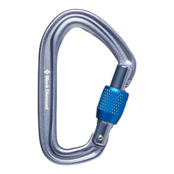 Black Diamond Hotforge Screwgate Carabiner Mousqueton à verrou En forme de D Bleu 1 pièce(s)